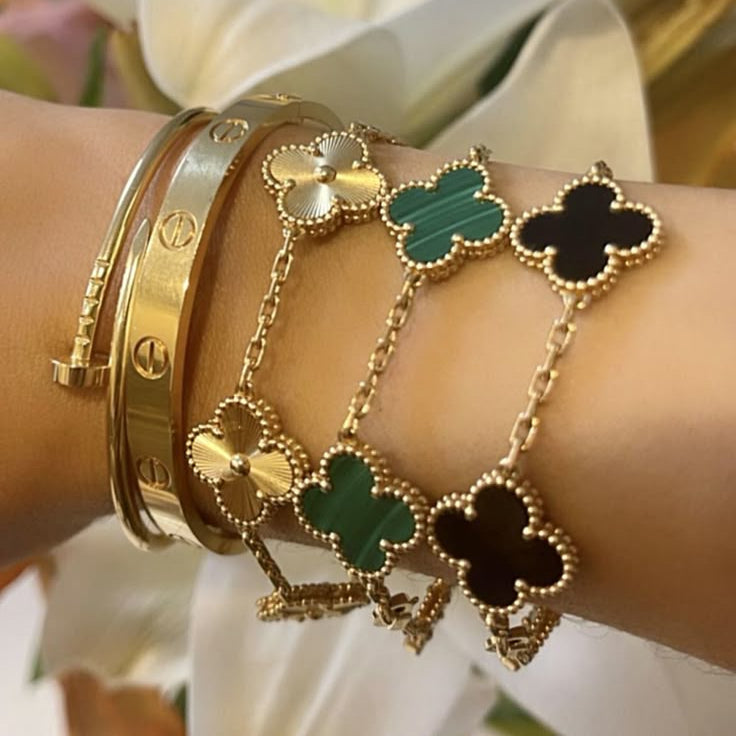 Bracciale 5 Motifs VC – Obsidian