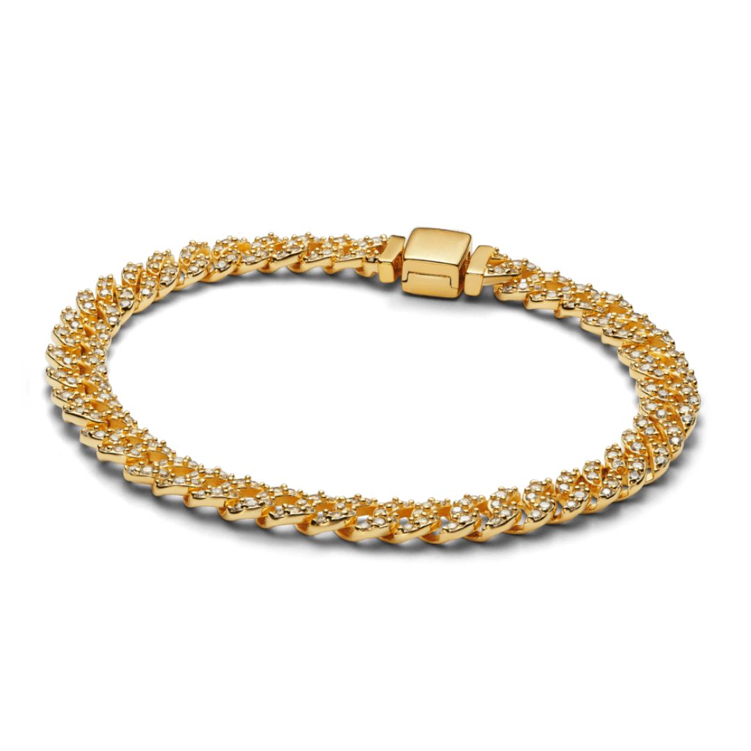 Bracciale Pave Cuban | Oro