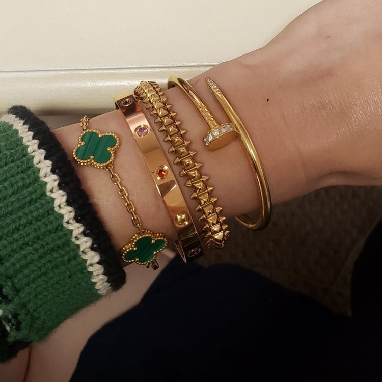 Bracciale 5 Motifs VC – Smeraldo