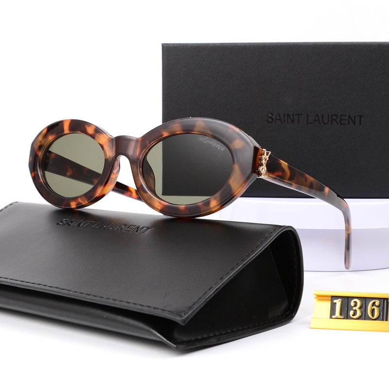 Yves Saint Laurent Oval Sunglasses