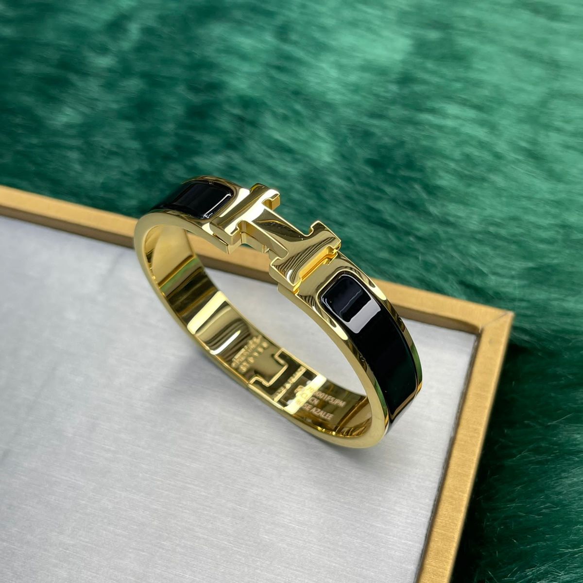 Bracciale Clic H – Obsidian
