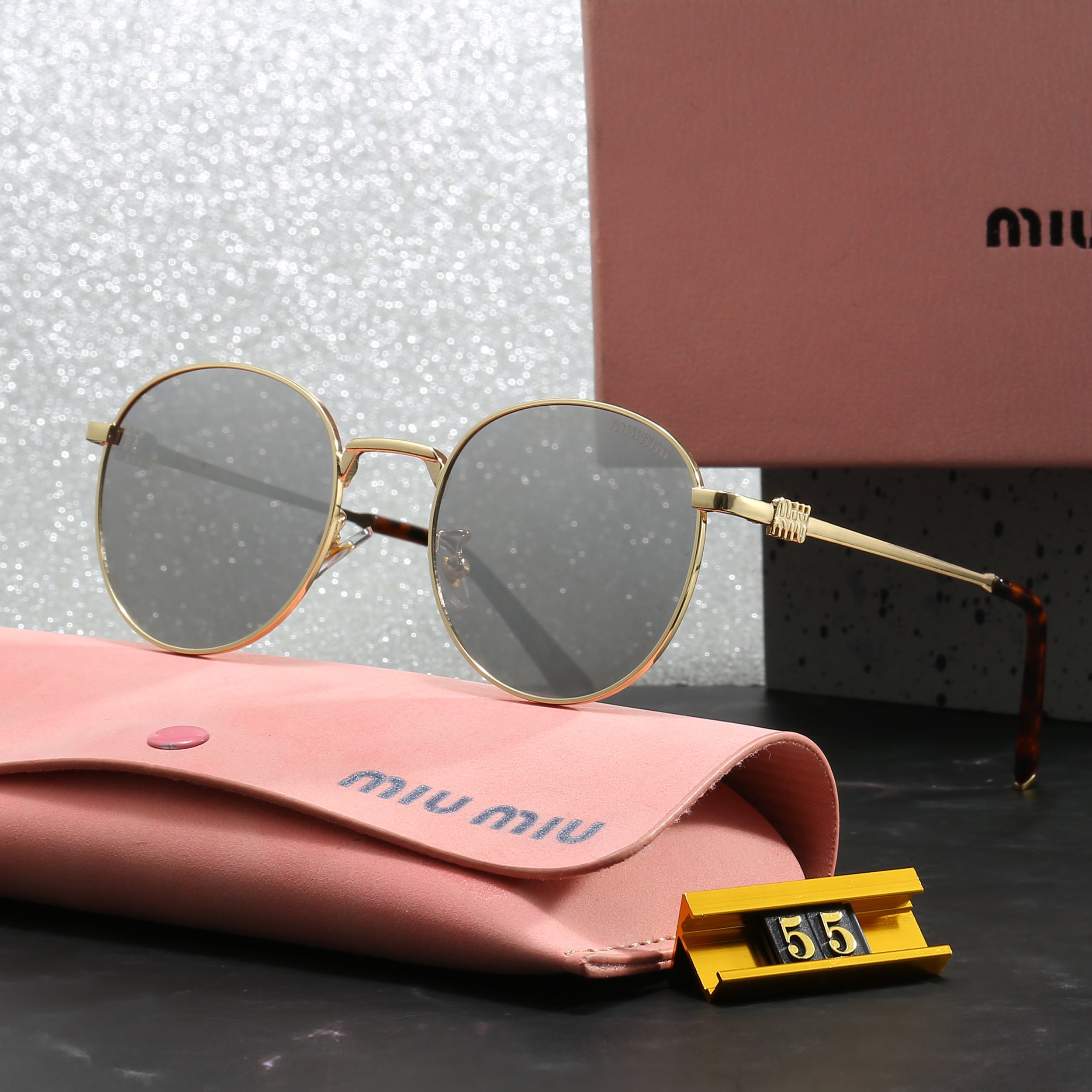 Miu Miu Occhiali da Sole Rotondi