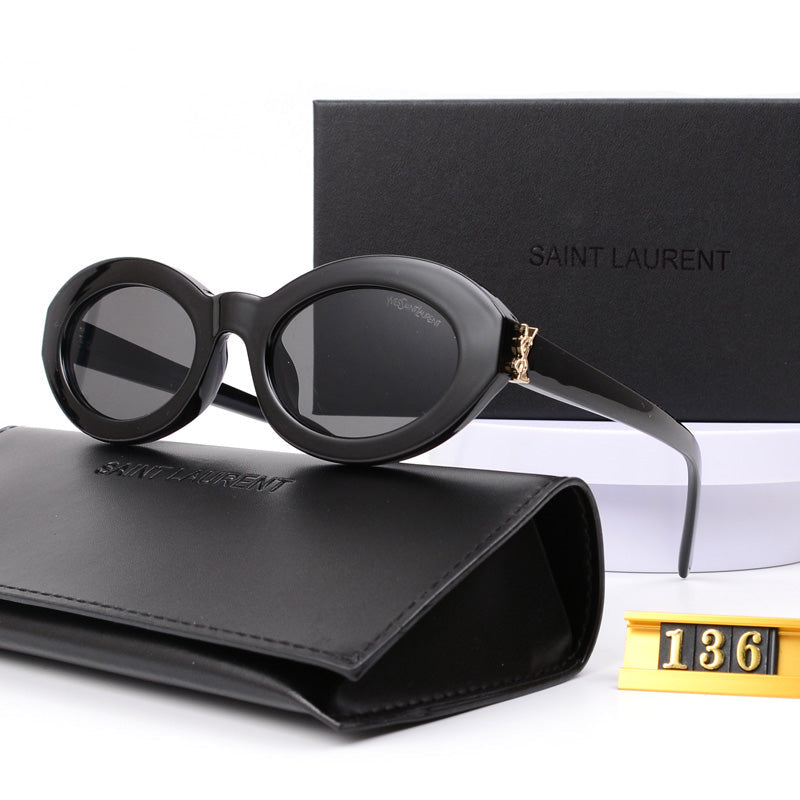 Yves Saint Laurent Oval Sunglasses
