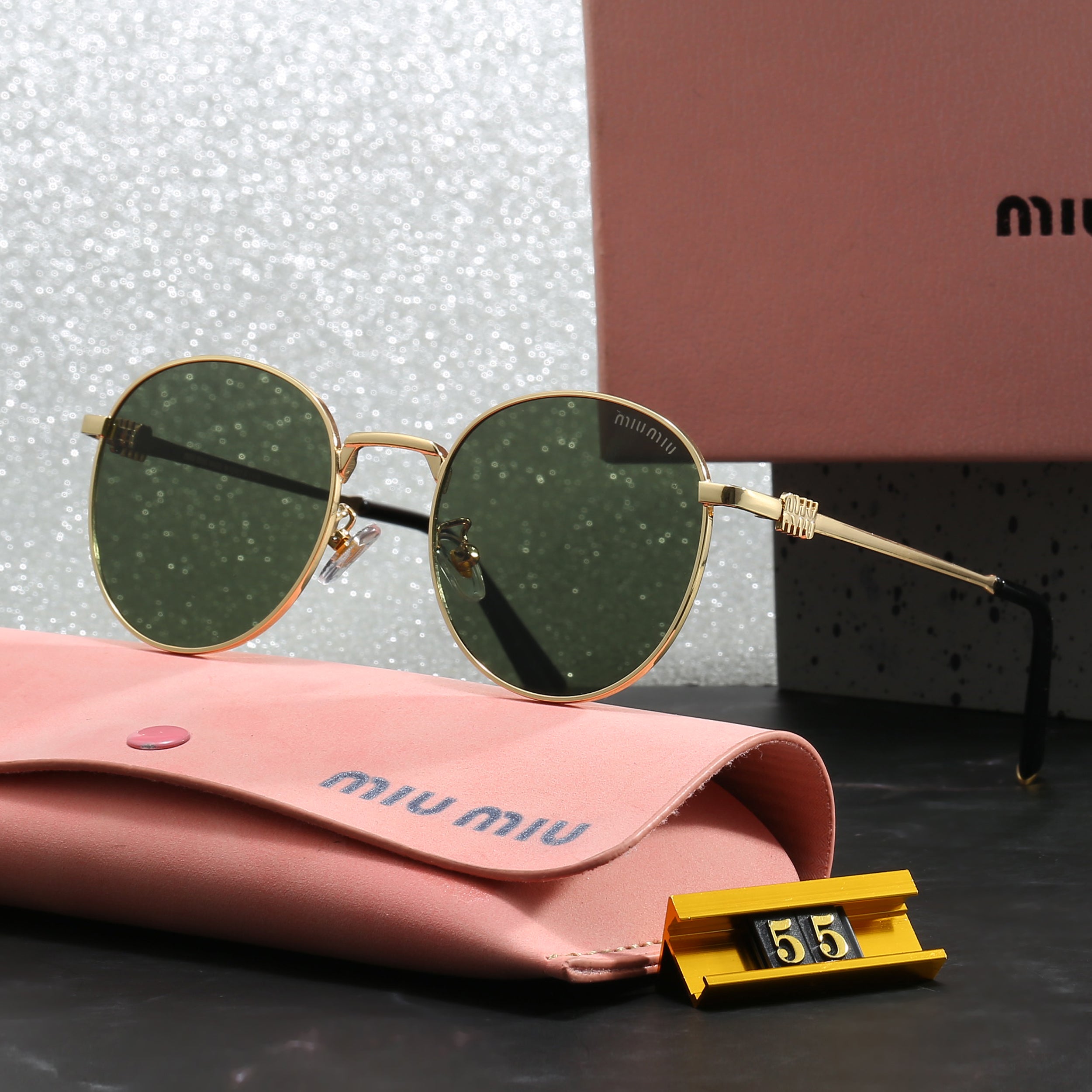 Miu Miu Occhiali da Sole Rotondi
