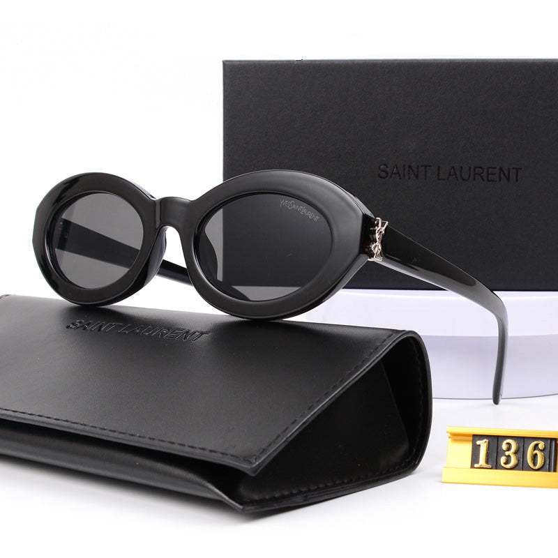 Yves Saint Laurent Oval Sunglasses