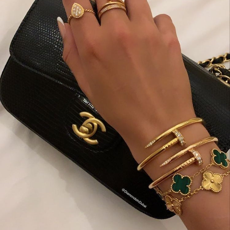 Bracciale 5 Motifs VC – Smeraldo