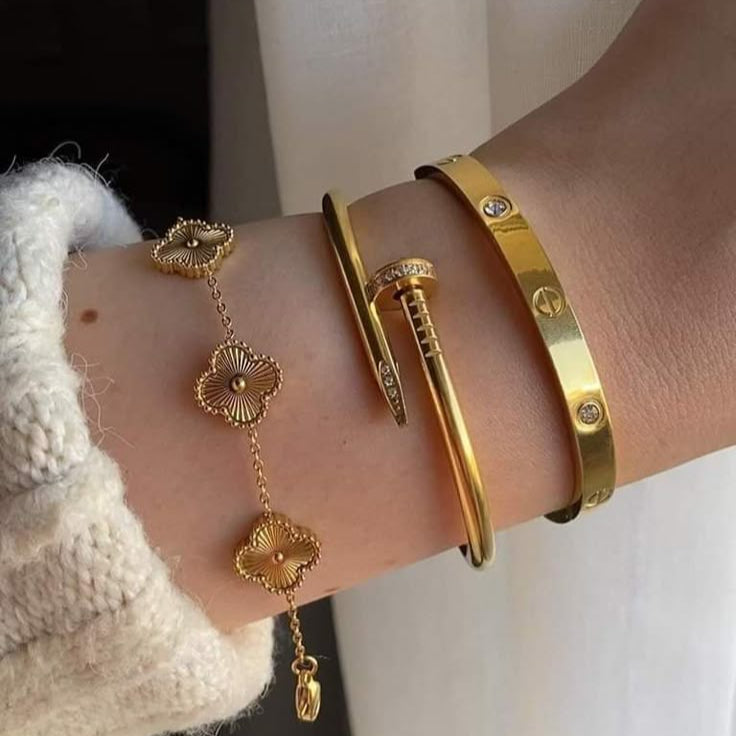 Bracciale 5 Motifs VC – Oro