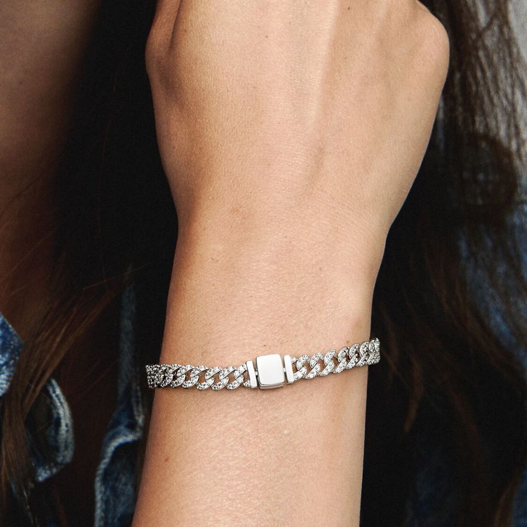 Bracciale Pave Cuban | Oro