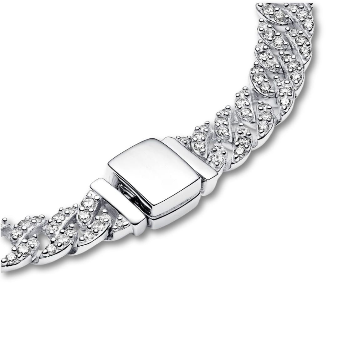 Bracciale Pave Cuban | Oro