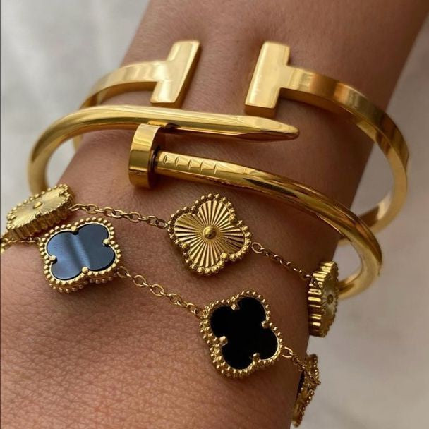 Bracciale 5 Motifs VC – Obsidian