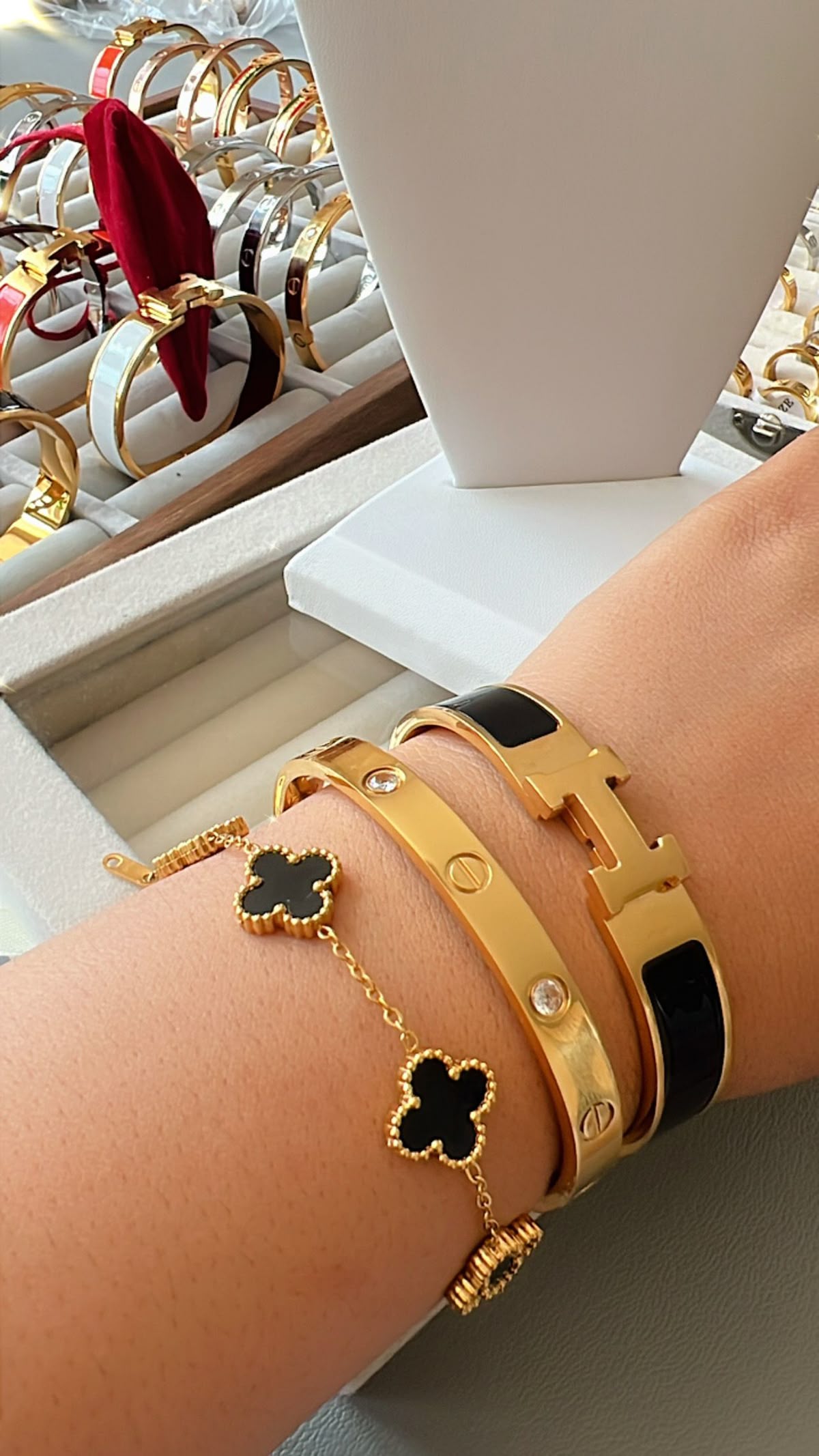 Bracciale Clic H – Obsidian