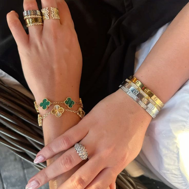 Bracciale 5 Motifs VC – Smeraldo