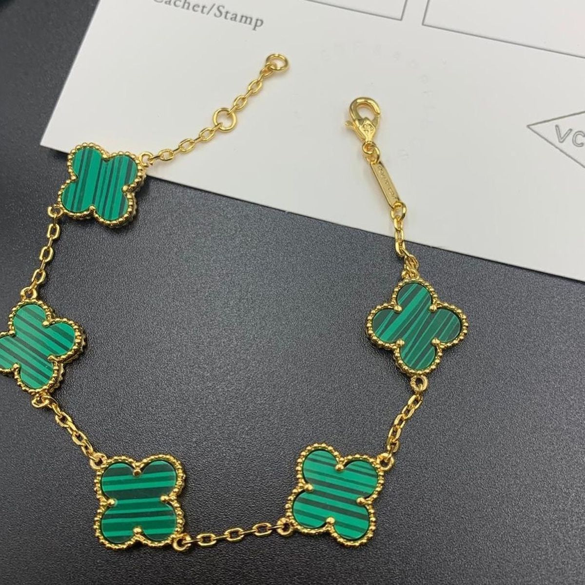 Bracciale 5 Motifs VC – Smeraldo