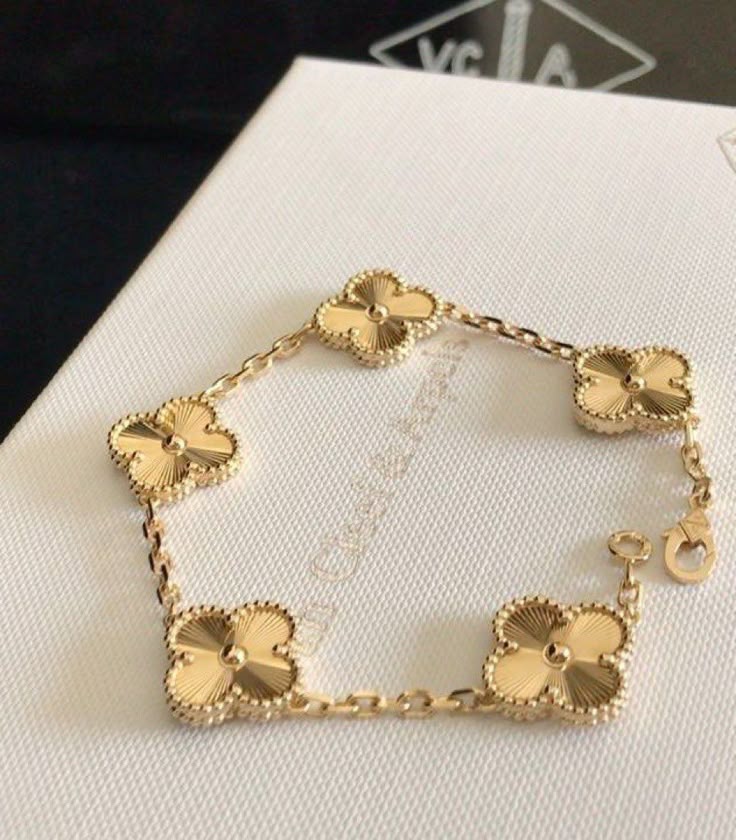 Bracciale 5 Motifs VC – Oro