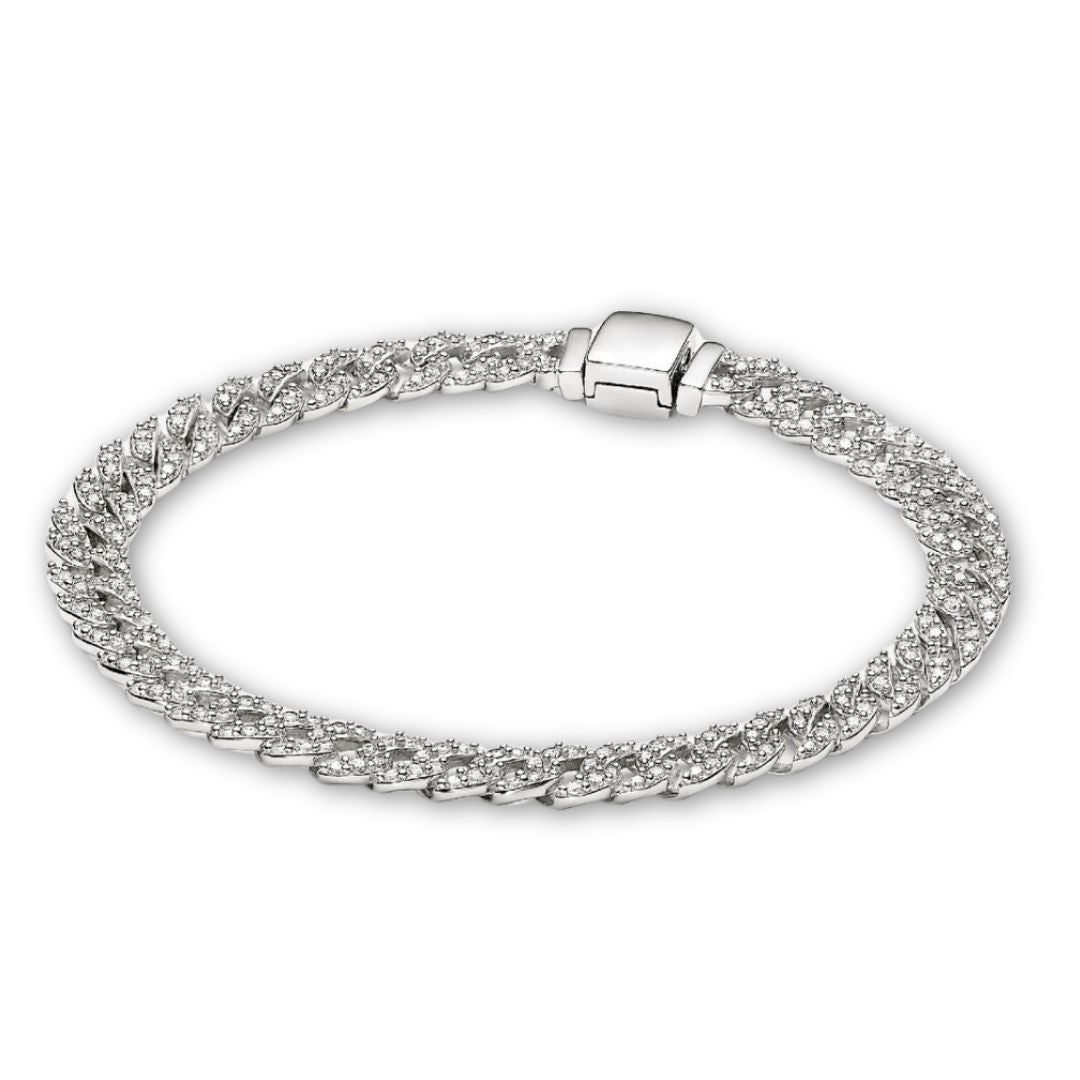 Bracciale Pave Cuban | Oro