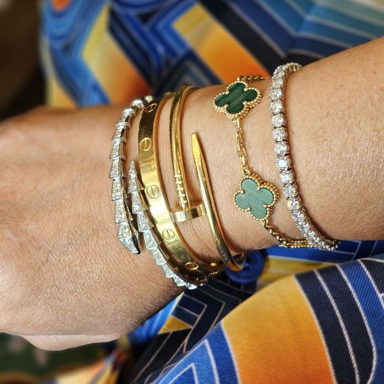 Bracciale 5 Motifs VC – Smeraldo