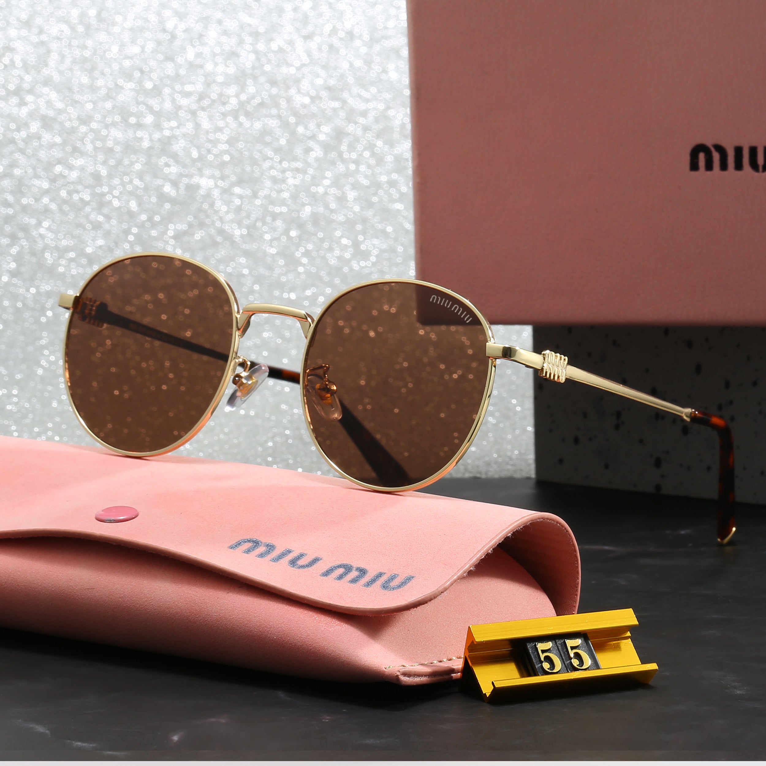 Miu Miu Occhiali da Sole Rotondi