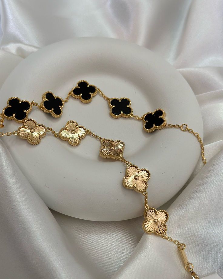 Bracciale 5 Motifs VC – Obsidian