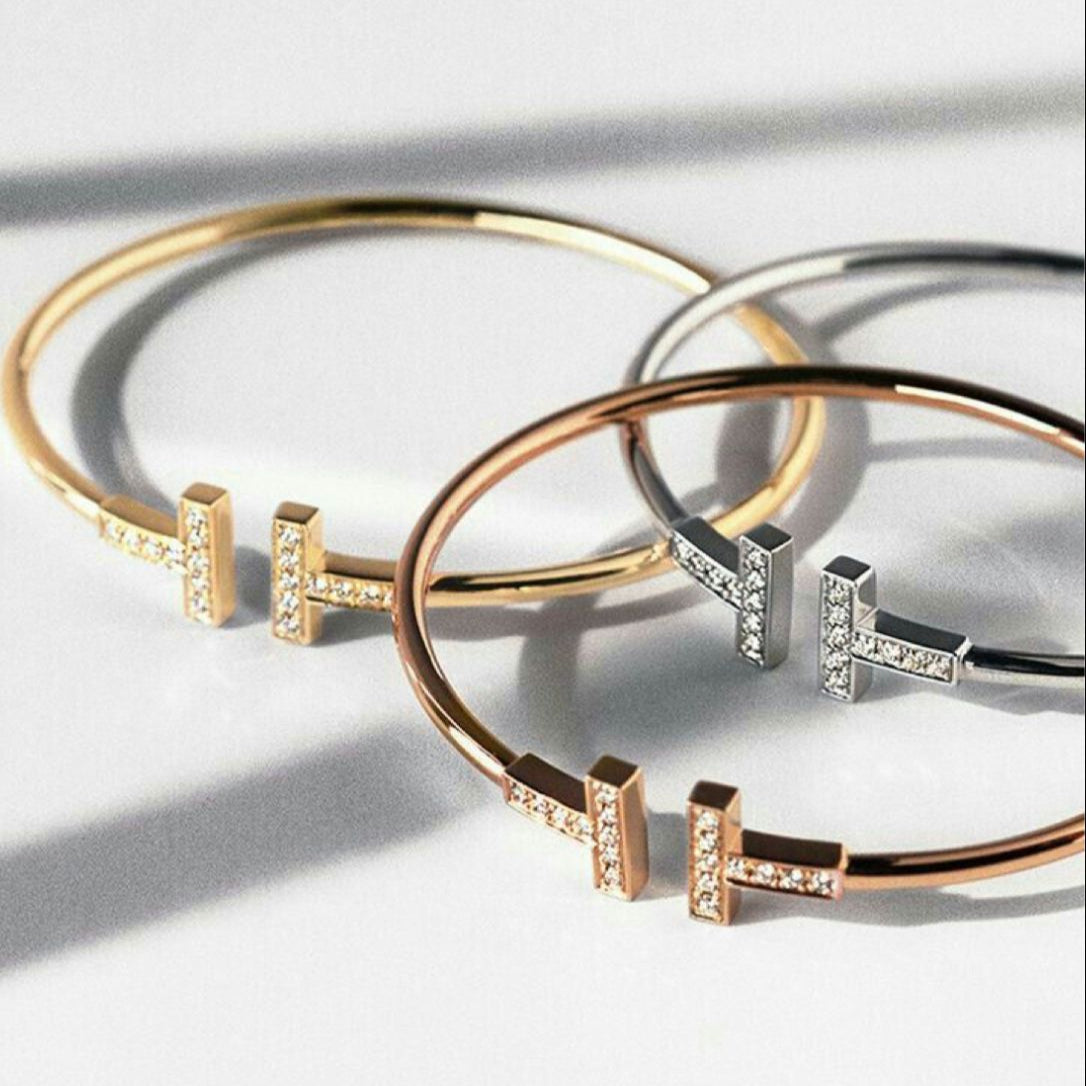 Bracciale T Wire Diamanti TF