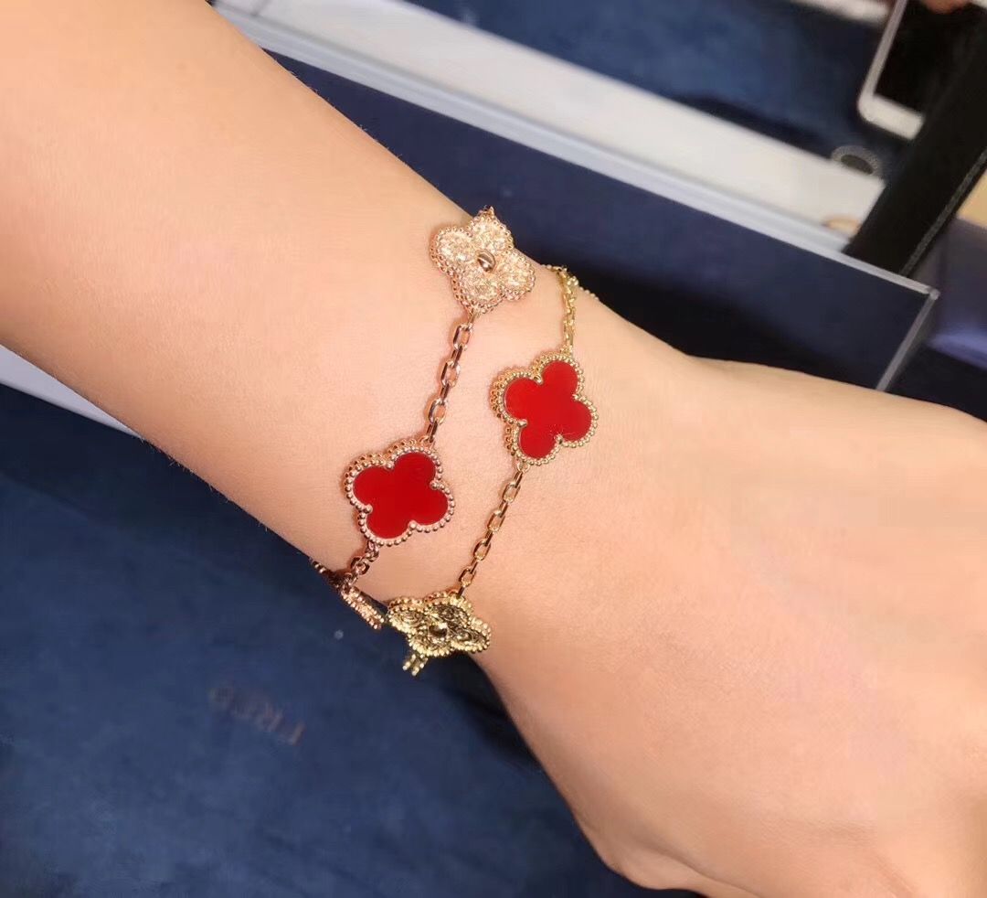 Bracciale 5 Motifs VC – Rubino
