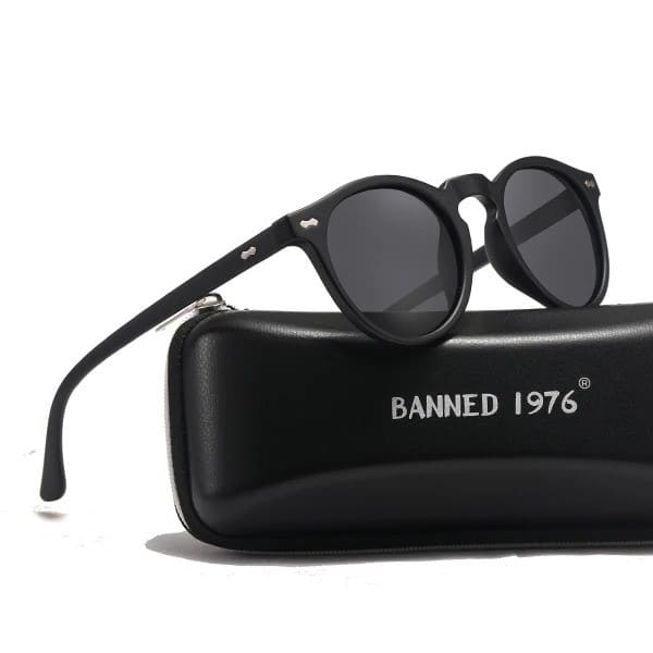 Occhiali da Sole Rotondi Polarizzati Stile Vintage da Donna