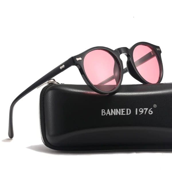 Occhiali da Sole Rotondi Polarizzati Stile Vintage da Donna