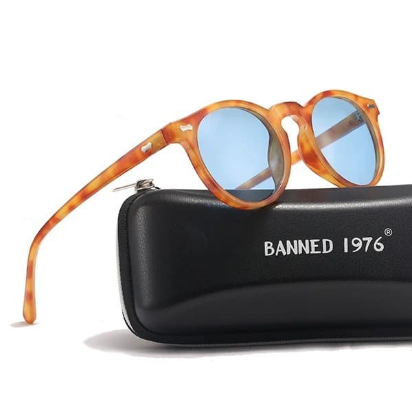 Occhiali da Sole Rotondi Polarizzati Stile Vintage da Donna