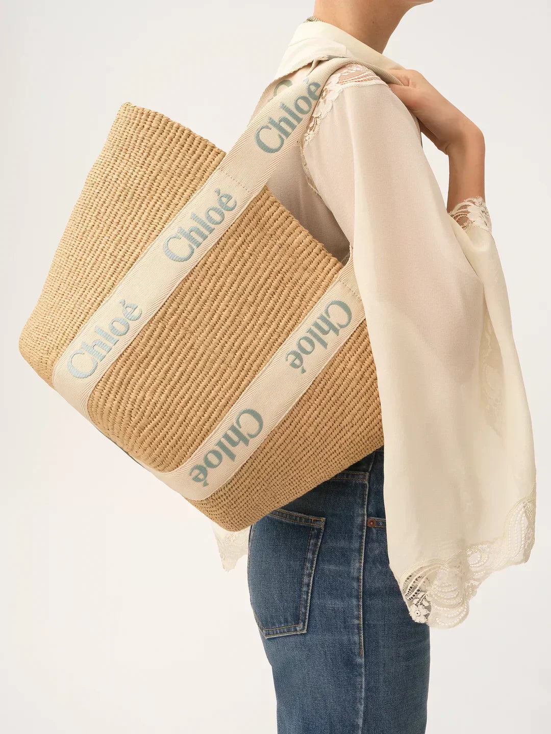 Grande Cestino Woody in Fibre Naturali
